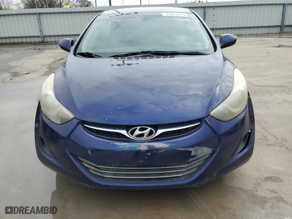 2013 Hyundai Elantra GLS PZEV with VIN 5NPDH4AE9DH348254, listed as a Copart auction lot 47541245 with 178,074 mi miles and Salvage Title. Bid and sale history available at carsss.com. Image 5.