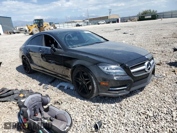 2014 Mercedes-Benz CLS-Class CLS 550 with VIN WDDLJ9BB2EA122573, listed as a Copart auction lot 58780994 with 89,767 mi miles and Salvage Title. Bid and sale history available at carsss.com. Image 4.