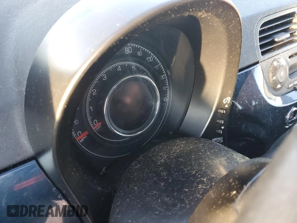 2013 FIAT 500 Turbo with VIN 3C3CFFHH5DT607243, listed as a Copart auction lot 84547324 with 0 mi miles and Salvage Title. Bid and sale history available at carsss.com. Image 9.