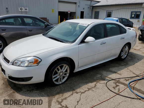 2016 Chevrolet Impala LTZ z VIN 2G1WC5E31G1136114, wystawiony jako Copart lot #59866475 z przebiegiem 121 320 mil mil oraz Szkoda całkowita • Salvage title. Historia ofert i sprzedaży dostępna na DreamBid. Obrazek 1.
