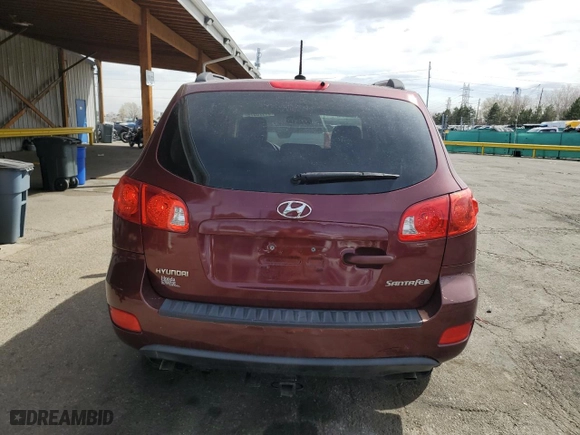 2009 Hyundai Santa Fe GLS with VIN 5NMSG13D99H332976, listed as a Copart auction lot 51178375 with 76,531 mi miles and Salvage Title. Bid and sale history available at carsss.com. Image 6.