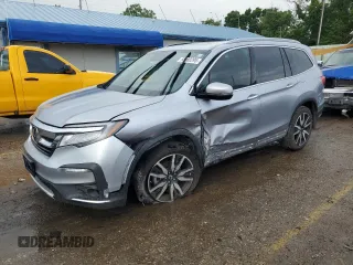 2022 Honda Pilot Touring 7-Passenger with VIN 5FNYF5H60NB004887, listed as a Copart auction lot 58180295 with 43,208 mi miles and Salvage title. Bid and sale history available at DreamBid. Image 1.