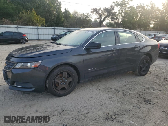 2015 Chevrolet Impala LS with VIN 2G11X5SL1F9202275, listed as a Copart auction lot 62346265 with 120,254 mi miles and Clean title. Bid and sale history available at DreamBid. Image 1.