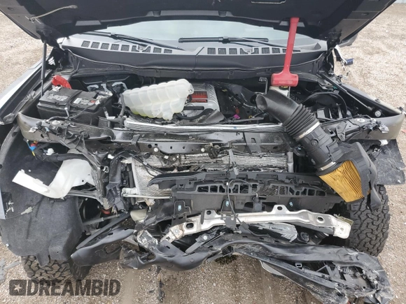 2024 Ford F-150 Raptor with VIN 1FTFW1RJ1RFA50667, listed as a Copart auction lot 59124614 with 1,641 mi miles and Salvage Title. Bid and sale history available at DreamBid. Image 11.