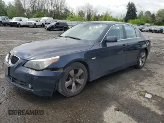 2007 BMW 5 Series 530i with VIN WBANE73567CM48210, listed as a Copart auction lot 54378195 with 172,657 mi miles and Salvage title. Bid and sale history available at DreamBid. Image 1.