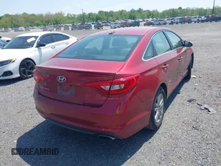 2016 Hyundai Sonata SE with VIN 5NPE24AF0GH426827, listed as a IAAI auction lot 42163411 with 120,294 mi miles and . Bid and sale history available at carsss.com. Image 16.