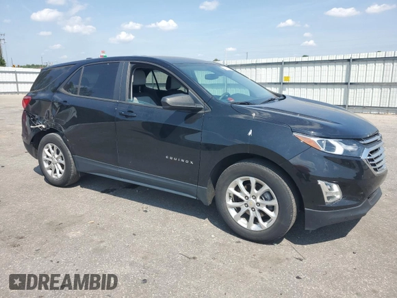 2020 Chevrolet Equinox LS z VIN 2GNAXHEV5L6281329, wystawiony jako Copart lot #54874795 z przebiegiem 63 624 mil mil oraz Szkoda całkowita • Salvage title. Historia ofert i sprzedaży dostępna na DreamBid. Obrazek 4.
