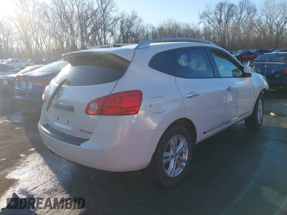 2013 Nissan Rogue SL with VIN JN8AS5MVXDW618984, listed as a IAAI auction lot 41793123 with 182,157 mi miles and . Bid and sale history available at DreamBid. Image 4.