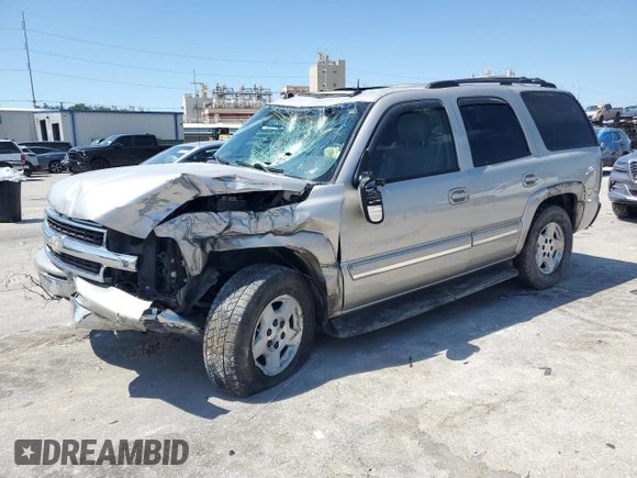 2004 Chevrolet Tahoe LS z VIN 1GNEC13Z14R277634, wystawiony jako Copart lot #56374955 z przebiegiem 247 285 mil mil oraz Szkoda całkowita • Salvage title. Historia ofert i sprzedaży dostępna na DreamBid. Obrazek 1.