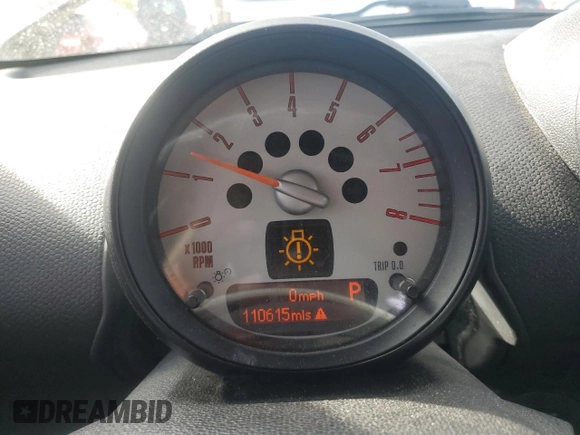 2013 MINI Countryman with VIN WMWZB3C54DWM09421, listed as a Copart auction lot 85136324 with 110,615 mi miles and Salvage title. Bid and sale history available at DreamBid. Image 9.