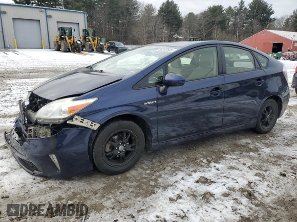 2012 Toyota Prius One with VIN JTDKN3DU2C1498743, listed as a Copart auction lot 57127005 with 319,768 mi miles and Non Repairable. Bid and sale history available at DreamBid. Image 1.