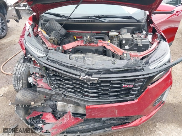 2024 Chevrolet Equinox RS with VIN 3GNAXMEG7RS108321, listed as a IAAI auction lot 39798009 with 19,812 mi miles. Bid and sale history available at carsss.com. Image 10.