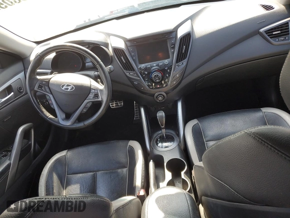 2013 Hyundai Veloster Turbo w/Black Int with VIN KMHTC6AE1DU138352, listed as a Copart auction lot 51523805 with 142,959 mi miles and Clean Title. Bid and sale history available at carsss.com. Image 8.