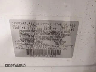 2024 Nissan Kicks S with VIN 3N1CP5BV0RL542538, listed as a IAAI auction lot 41929561 with 10,632 mi miles and . Bid and sale history available at DreamBid. Image 9.