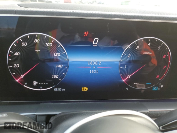 2024 Mercedes-Benz GLS 450 with VIN 4JGFF5KE5RB173752, listed as a Copart auction lot 82844094 with 1,631 mi miles and Salvage Title. Bid and sale history available at DreamBid. Image 9.