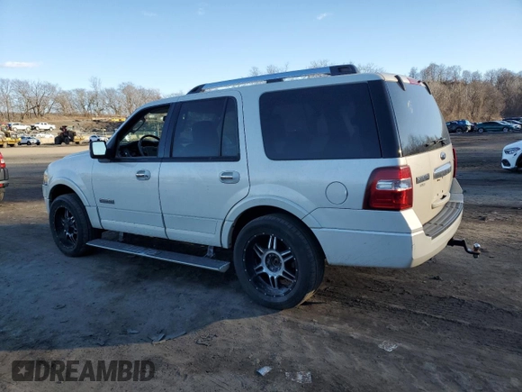 2008 Ford Expedition Limited with VIN 1FMFU20528LA56758, listed as a Copart auction lot 47727815 with 185,967 mi miles and Clean title. Bid and sale history available at DreamBid. Image 2.