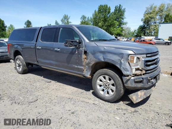 2022 Ford F-350 XL z VIN 1FT8W3BT5NEC65985, wystawiony jako Copart lot #55694915 z przebiegiem 52 286 mil mil oraz Szkoda całkowita • Salvage title. Historia ofert i sprzedaży dostępna na DreamBid. Obrazek 4.