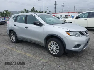 2016 Nissan Rogue SV with VIN KNMAT2MT9GP734357, listed as a IAAI auction lot 41904760 with 164,809 mi miles. Bid and sale history available at carsss.com. Image 1.