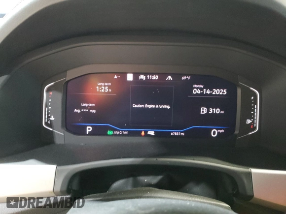 2021 Volkswagen Atlas SEL Premium R-Line with VIN 1V2FE2CA6MC207491, listed as a Copart auction lot 53086855 with 67,837 mi miles and Salvage title. Bid and sale history available at DreamBid. Image 9.