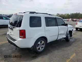 2013 Honda Pilot EX-L with VIN 5FNYF3H59DB036098, listed as a Copart auction lot 50824335 with 191,004 mi miles and Salvage Title. Bid and sale history available at DreamBid. Image 3.