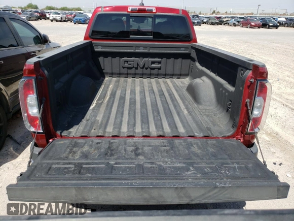 2019 GMC Canyon 4WD SLT with VIN 1GTG6DEN6K1100982, listed as a Copart auction lot 66364384 with 0 mi miles and Salvage Title. Bid and sale history available at carsss.com. Image 6.