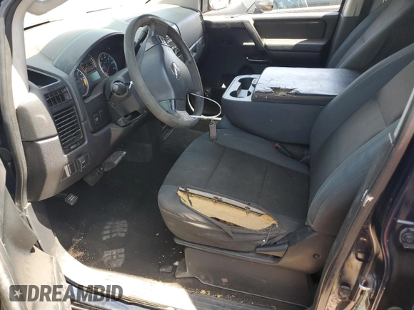 2008 Nissan Titan XE with VIN 1N6AA07C78N348892, listed as a Copart auction lot 52033525 with 359,461 mi miles and Salvage title. Bid and sale history available at DreamBid. Image 7.