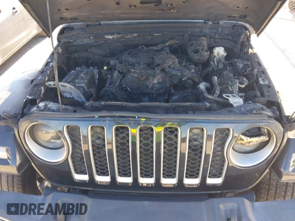 2021 Jeep Wrangler Unlimited Sahara z VIN 1C4JJXP68MW863698, wystawiony jako IAAI lot #41615738 z przebiegiem Nie podano mil oraz . Historia ofert i sprzedaży dostępna na DreamBid. Obrazek 10.