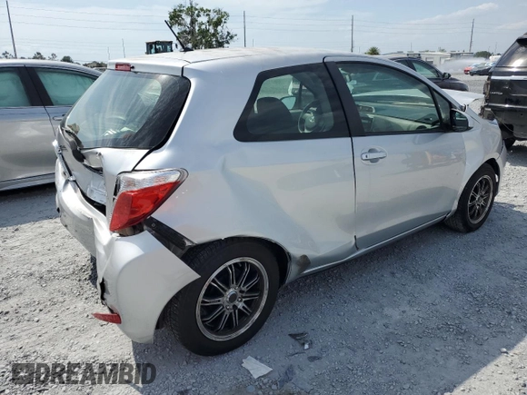 2012 Toyota Yaris L with VIN JTDJTUD39CD508388, listed as a Copart auction lot 53897885 with 118,256 mi miles and Salvage Title. Bid and sale history available at carsss.com. Image 3.