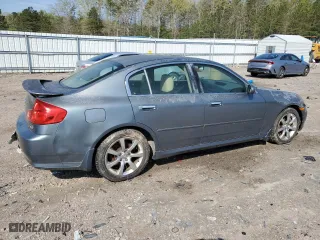 2005 Infiniti G35 Sedan with VIN JNKCV51E35M213173, listed as a Copart auction lot 53080945 with 218,912 mi miles and Clean Title. Bid and sale history available at carsss.com. Image 3.