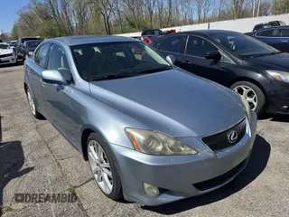 2006 Lexus IS 250 Manual with VIN JTHBK262X65003974, listed as a IAAI auction lot 42076550 with 167,694 mi miles. Bid and sale history available at carsss.com. Image 1.