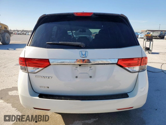 2016 Honda Odyssey EX-L with VIN 5FNRL5H64GB009932, listed as a Copart auction lot 50264285 with 76,436 mi miles and Clean Title. Bid and sale history available at DreamBid. Image 6.