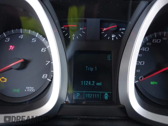 2010 Chevrolet Equinox LT w/1LT with VIN 2CNALDEW4A6380609, listed as a IAAI auction lot 42152320 with 192,111 mi miles. Bid and sale history available at carsss.com. Image 7.