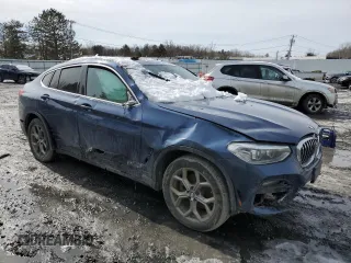 2020 BMW X4 xDrive30i with VIN 5UX2V1C02LLZ32858, listed as a Copart auction lot 42176563 with 0 mi miles. Bid and sale history available at carsss.com. Image 4.