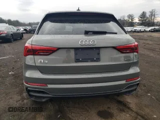 2022 Audi Q3 S line Premium with VIN WA1DECF39N1141117, listed as a Copart auction lot 46456245 with 30,705 mi miles and Salvage Title. Bid and sale history available at carsss.com. Image 6.