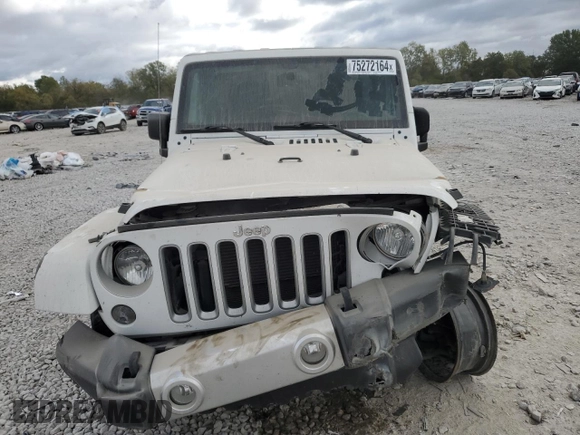 2018 Jeep Wrangler JK Unlimited Sahara with VIN 1C4BJWEG2JL830445, listed as a Copart auction lot 75272164 with 47,929 mi miles and Salvage Title. Bid and sale history available at carsss.com. Image 5.