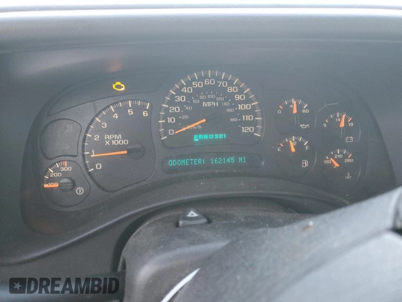 2005 Chevrolet Suburban LT with VIN 1GNGK26U05R194070, listed as a Copart auction lot 86970194 with 162,145 mi miles and Salvage Title. Bid and sale history available at carsss.com. Image 9.