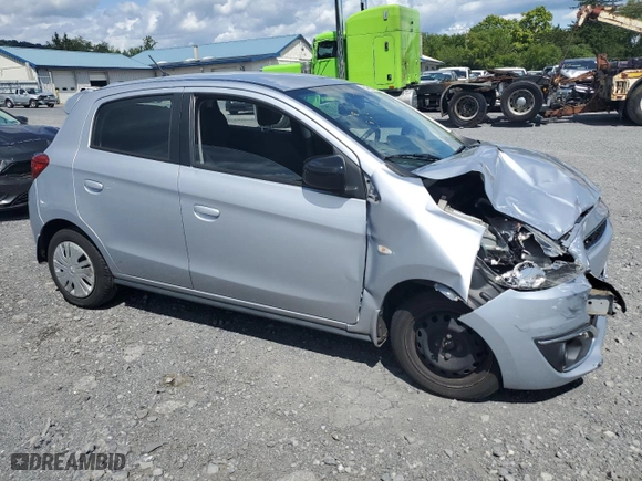 2019 Mitsubishi Mirage GT with VIN ML32A5HJ0KH011507, listed as a Copart auction lot 68495154 with 40,161 mi miles and Salvage Title. Bid and sale history available at carsss.com. Image 4.