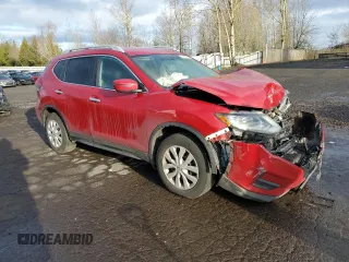 2017 Nissan Rogue S with VIN 5N1AT2MM3HC800169, listed as a Copart auction lot 49184585 with 133,195 mi miles and Salvage Title. Bid and sale history available at carsss.com. Image 4.