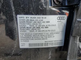 2021 Audi SQ7 Premium Plus z VIN WA1AWBF79MD010635, wystawiony jako Copart lot #49378964 z przebiegiem 31 605 mil mil oraz . Historia ofert i sprzedaży dostępna na DreamBid. Obrazek 13.