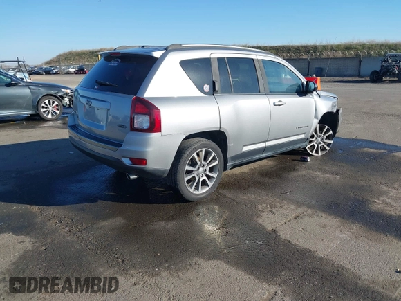 2016 Jeep Compass Sport with VIN 1C4NJDBB1GD587577, listed as a IAAI auction lot 41403682 with 54,158 mi miles and . Bid and sale history available at DreamBid. Image 4.