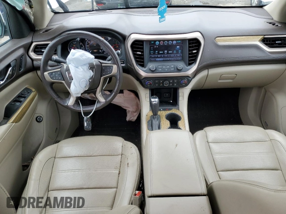 2017 GMC Acadia Denali with VIN 1GKKNXLS8HZ322669, listed as a Copart auction lot 58723575 with 76,872 mi miles and Salvage title. Bid and sale history available at DreamBid. Image 8.