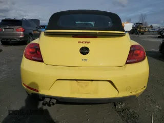 2015 Volkswagen Beetle with VIN 3VW5A7AT9FM816065, listed as a Copart auction lot 45418085 with 94,419 mi miles and Salvage Title. Bid and sale history available at DreamBid. Image 6.
