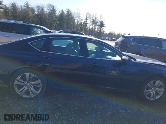 2021 Acura TLX Technology with VIN 19UUB5F48MA010750, listed as a IAAI auction lot 41779356 with 40,669 mi miles and . Bid and sale history available at DreamBid. Image 13.