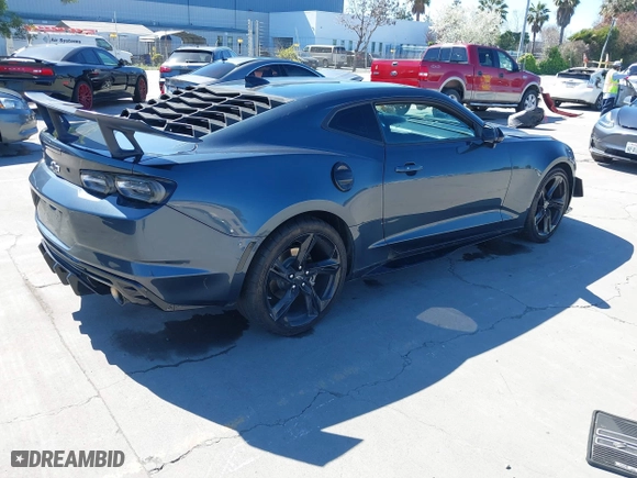2020 Chevrolet Camaro 1SS with VIN 1G1FF1R7XL0127415, listed as a IAAI auction lot 41871885 with 22,447 mi miles. Bid and sale history available at carsss.com. Image 4.