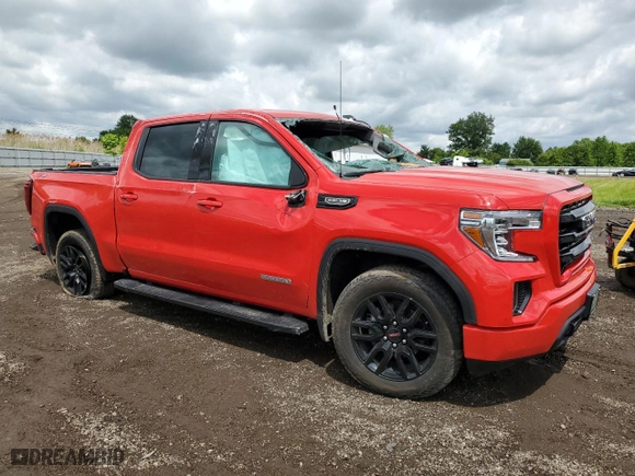 2022 GMC Sierra 1500 Limited Elevation with VIN 3GTU9CED3NG150739, listed as a Copart auction lot 56613474 with 34,859 mi miles and Salvage Title. Bid and sale history available at carsss.com. Image 4.