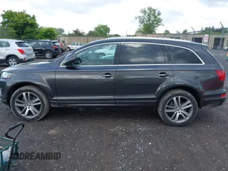 2014 Audi Q7 Premium Plus with VIN WA1LGAFE7ED001805, listed as a IAAI auction lot 42424693 with 92,720 mi miles and . Bid and sale history available at DreamBid. Image 14.
