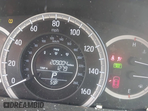 2017 Honda Accord LX with VIN 1HGCR2F37HA107232, listed as a IAAI auction lot 41825973 with 209,004 mi miles. Bid and sale history available at carsss.com. Image 16.
