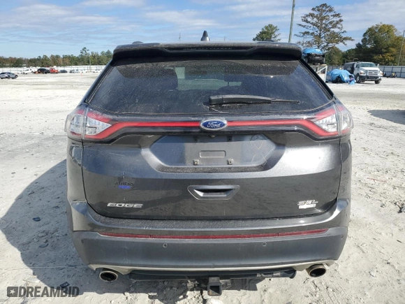 2015 Ford Edge SEL with VIN 2FMTK3J90FBB58587, listed as a Copart auction lot 80284484 with 109,180 mi miles and Salvage Title. Bid and sale history available at carsss.com. Image 6.