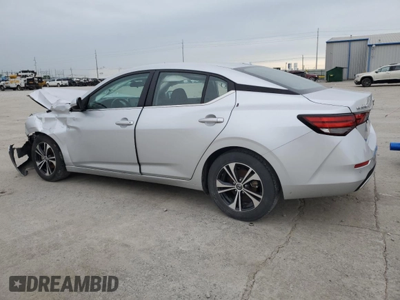2022 Nissan Sentra SV with VIN 3N1AB8CV9NY290274, listed as a Copart auction lot 55827375 with 53,060 mi miles and Salvage Title. Bid and sale history available at DreamBid. Image 2.