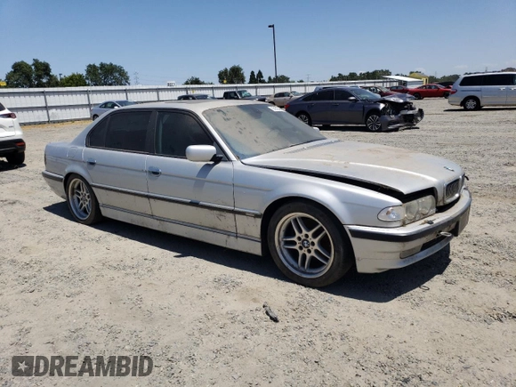 2001 BMW 7 Series 740iL z VIN WBAGH83431DP27614, wystawiony jako Copart lot #58605845 z przebiegiem Nie podano mil oraz Czysty tytuł • Clean title. Historia ofert i sprzedaży dostępna na DreamBid. Obrazek 4.